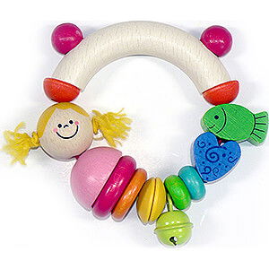  Rattle Mermaid - 10 cm / 3.9 inch