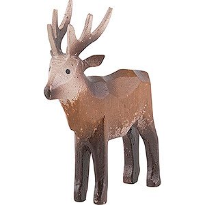 Small Figures & Ornaments Werner Animals Red Deer - male - 4,8 cm / 1.9 inch