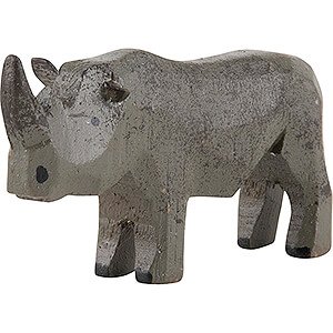 Small Figures & Ornaments Werner Animals Rhinoceros - 3,2 cm / 1.3 inch