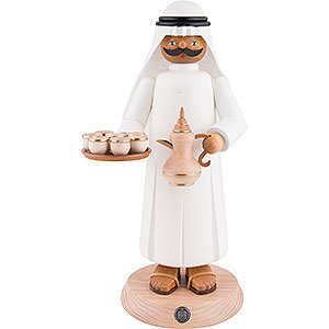 Ruchermnner Hobbies Ruchermnnchen Araber mir rauchender Kaffeekanne und Tassen - 27 cm