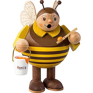 Ruchermnner Tiere Ruchermnnchen Biene - Kugelrauchfigur - 15 cm