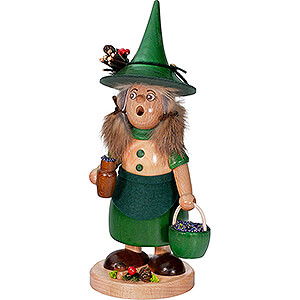 Ruchermnner Hobbies Ruchermnnchen Blaubeersammlerin, grn - 25 cm