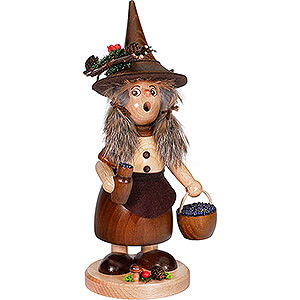 Ruchermnner Hobbies Ruchermnnchen Blaubeersammlerin, natur - 25 cm