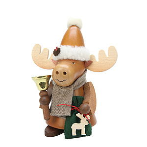 Ruchermnner Weihnachtsmnner Ruchermnnchen Elch Weihnachtsmann natur - 20,5 cm
