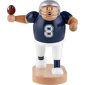 Ruchermnner Hobbies Ruchermnnchen Footballspieler blau - 20 cm