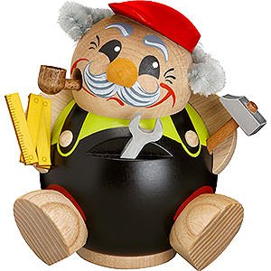Ruchermnner Hobbies Ruchermnnchen Heimwerker - Kugelrucherfigur - 12 cm
