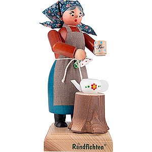 Ruchermnner Sonstige Figuren Ruchermnnchen Holzmichel sei Frau - 20 cm