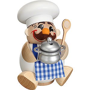 Ruchermnner Berufe Ruchermnnchen Koch - Kugelrucherfigur - 12 cm