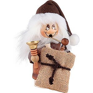 Ruchermnner Weihnachtsmnner Ruchermnnchen Miniwichtel Weihnachtsmann mit Glocke - 15,5 cm