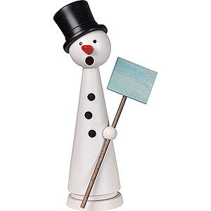 Ruchermnner Schneemnner Ruchermnnchen Schneemann Herbert wei - 15 cm