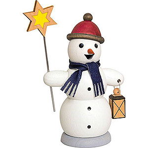 Ruchermnner Schneemnner Ruchermnnchen Schneemann Sternsinger - 13 cm