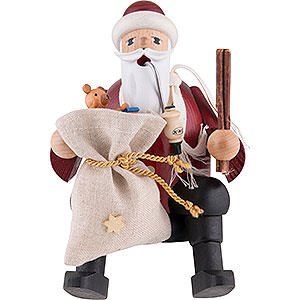 Ruchermnner Weihnachtsmnner Ruchermnnchen Weihnachtsmann - Kantenhocker - 15 cm