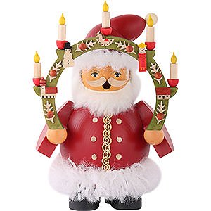 Ruchermnner Weihnachtsmnner Ruchermnnchen Weihnachtsmann mit Kerzenbogen 14 cm