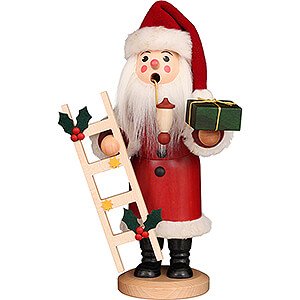 Ruchermnner Weihnachtsmnner Ruchermnnchen Weihnachtsmann mit Leiter - 28,5 cm