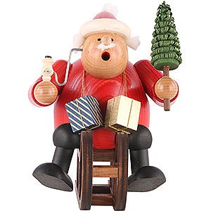 Ruchermnner Weihnachtsmnner Ruchermnnchen Weihnachtsmann mit Schlitten - 18 cm
