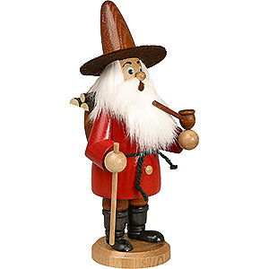 Ruchermnner Hobbies Ruchermnnchen Wichtel Holzsammler rot - 22 cm