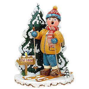 Ruchermnner Hobbies Ruchermnnchen Winterkinder Schneeschuhfahrer - 20 cm