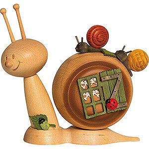 Ruchermnner Tiere Rucherschnecke Sunny Familienschnecke - 16 cm