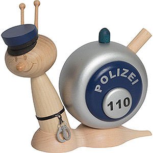 Ruchermnner Berufe Rucherschnecke Sunny Polizeischnecke - 16 cm