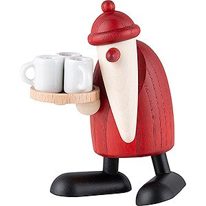 Small Figures & Ornaments Bjrn Khler Santa Claus small Santa Claus serving Mulled Wine - 9 cm / 3.5 inch