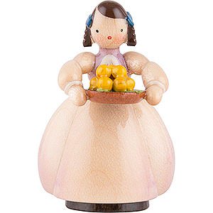 Small Figures & Ornaments Schaarschmidt Figurines Schaarschmidt Girl with Apple Bowl - 4 cm / 1.6 inch