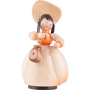 Kleine Figuren & Miniaturen Schaarschmidt Figuren Schaarschmidt Hut-Dame mit Tasche - 4 cm