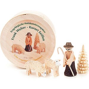 Kleine Figuren & Miniaturen Spandosen Schferei in Spandose - 3,5 cm