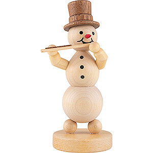 Kleine Figuren & Miniaturen Wagner Schneemnner Schneemannmusikant Querflte - 12 cm
