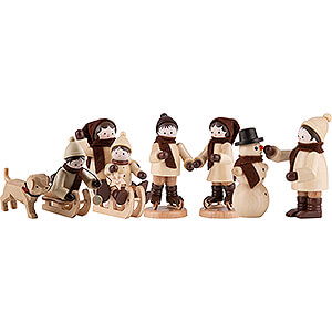 Kleine Figuren & Miniaturen Thiel-Figuren Schneezeit ist Spielzeit - Thiel-Figuren in Bewegung