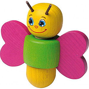 Holzspielzeug Bau- und Legespiele Schraubenspiel Schmetterling - 10 cm
