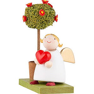 Bestseller Schutzengel mit Herz und Bumchen - 3,5 cm