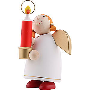 Weihnachtsengel Gnter Reichel Schutzengel mittel Schutzengel mit Licht, wei - 8 cm