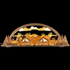 Schwibbgen Alle Schwibbgen Schwibbogen Diorama Rastplatz Schne Aussicht - 72x24 cm