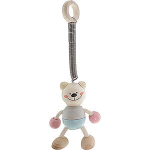 Holzspielzeug Bau- und Legespiele Schwingfigur Br nature - 11 cm
