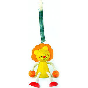Holzspielzeug Bau- und Legespiele Schwingfigur Lwe - 13 cm