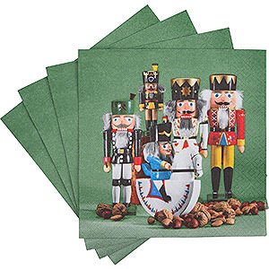 Kleine Figuren & Miniaturen Tassen & Servietten Servietten Nussknackerparade - 20 Stck