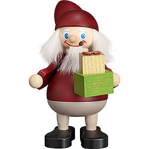 Smokers Santa Claus Smoker - Christmas Heinzel with Gift - 15 cm / 5.9 inch