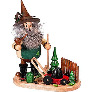 Smokers Professions Smoker Forest Gnome Gardener - 26 cm / 10.2 inch