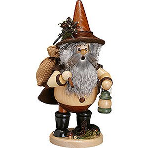 Smokers Hobbies Smoker - Forest Gnome Hiker, Natural - 25 cm / 10 inch
