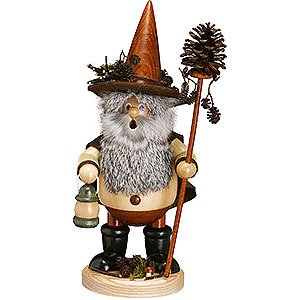 Smokers Hobbies Smoker - Forest Gnome Pine Cone Picker, Natural - 25 cm /10 inch