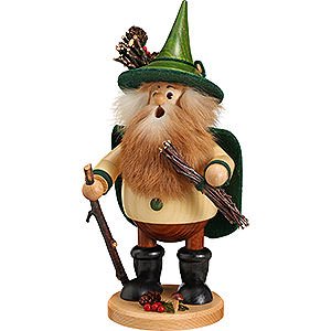 Smokers Misc. Smokers Smoker - Forest Gnome Wood Collector, Grn - 25 cm / 10 inch