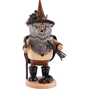 Smokers Hobbies Smoker - Forest Gnome Wood Collector, Natural - 25 cm / 10 inch