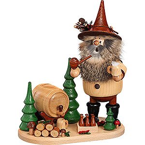 Smokers Professions Smoker - Forest Gnome on Board Brewmaster - 26 cm / 10.2 inch