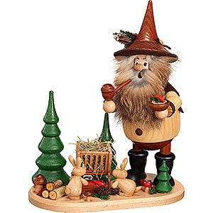 Smokers Misc. Smokers Smoker - Forest Gnome on Board Manger - 26 cm / 10.2 inch