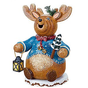 Smokers Famous Persons Smoker - Gnome Rudolph Reindeer 14 cm / 5 inch