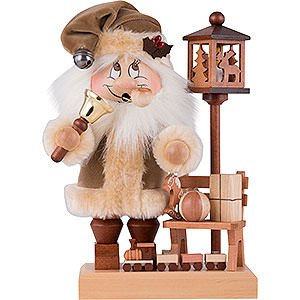 Smokers Santa Claus Smoker - Gnome Santa on a Bench - 28,5 cm / 11 inch