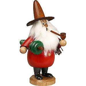 Smokers Misc. Smokers Smoker - Gnome with Tree Red - 19 cm / 7 inch