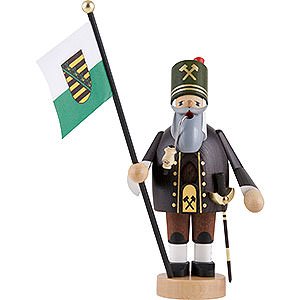 Smokers All Smokers Smoker - Miner with Flag - 20 cm / 8 inch