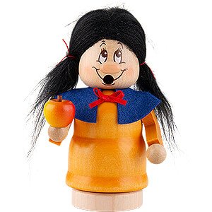 Nutcrackers Famous Persons Smoker - Mini Gnome Snow White - 13 cm / 5.1 inch
