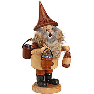 Smokers Professions Smoker - Mountain Gnome with Bucket - 18 cm / 7 inch